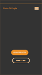 Mobile Screenshot of pietredipuglia.com