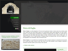 Tablet Screenshot of pietredipuglia.it